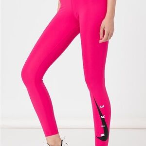 Nike Swoosh Run Dri-Fit Pink leggings